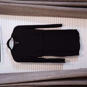 Black layer bodycon dress